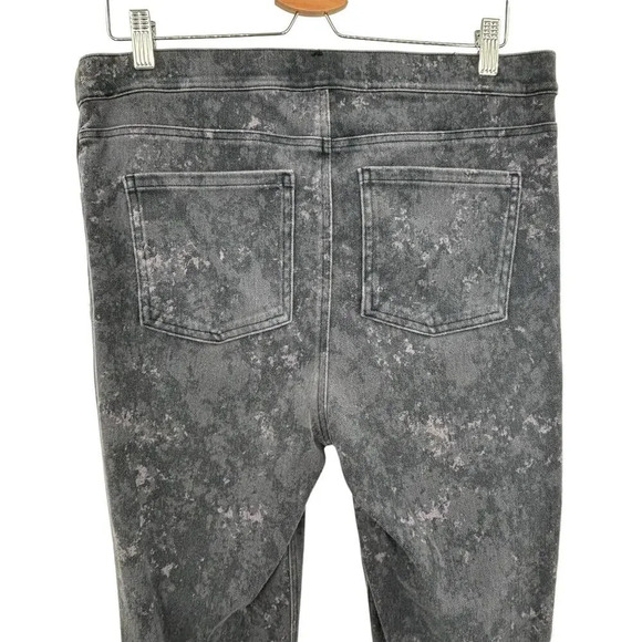 Spanx Jean-ish Ankle Legging Acid Wash Grey‎ Marble Plus Size 1X - Picture 7 of 11